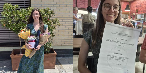 Eva Hudec with award